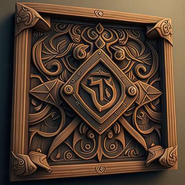 3D model Hearthstone game (STL)